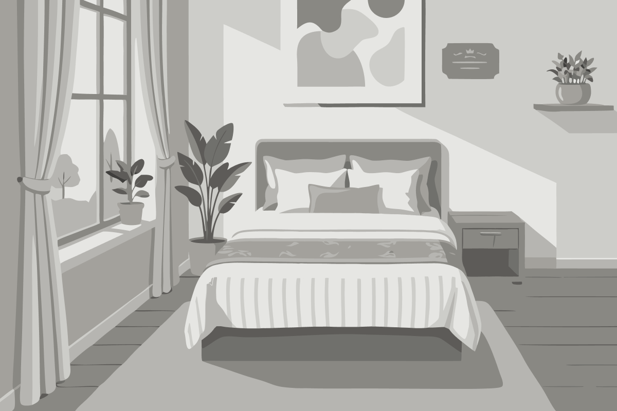 Quarto Duplo Standard (Banheiro Pequeno)
